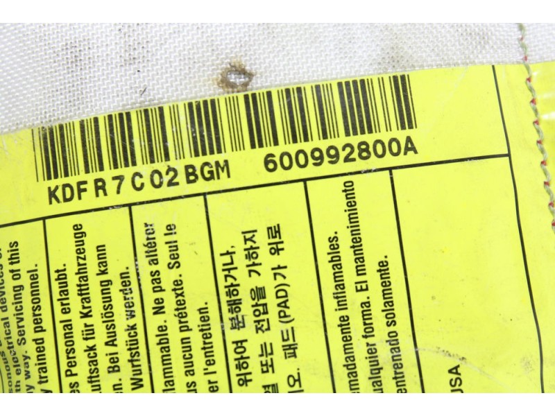 Recambio de airbag delantero derecho para kia sorento 2.5 crdi cat referencia OEM IAM 569203E000  