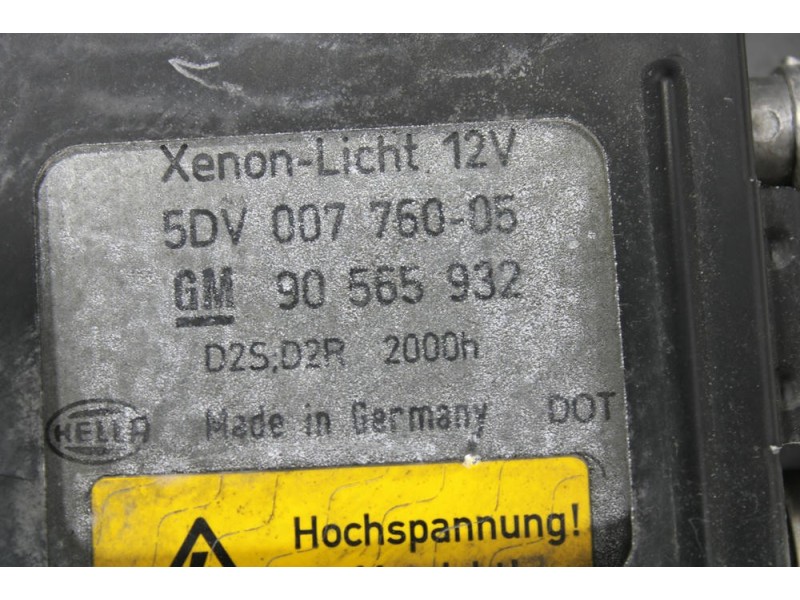 Recambio de faro izquierdo para opel omega b referencia OEM IAM 1EL00905001  