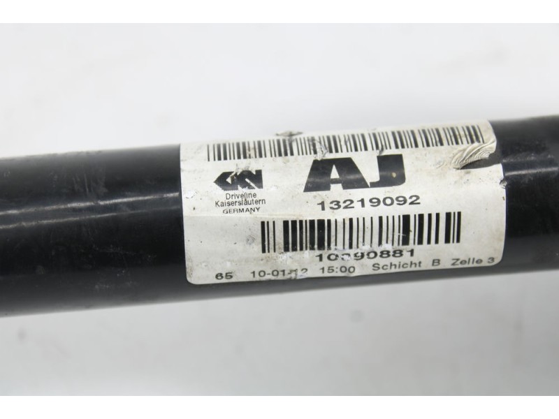 Recambio de transmision delantera derecha para opel insignia berlina referencia OEM IAM 13219092  