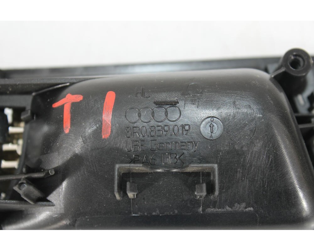Recambio de maneta interior trasera izquierda para audi q5 (8rb) 2.0 tdi quattro referencia OEM IAM 8R0839019  