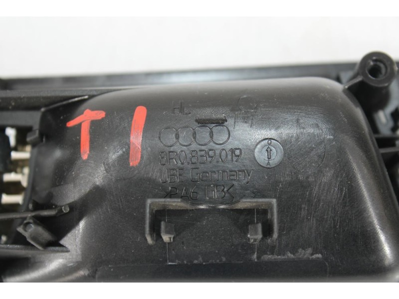 Recambio de maneta interior trasera izquierda para audi q5 (8rb) 2.0 tdi quattro referencia OEM IAM 8R0839019  