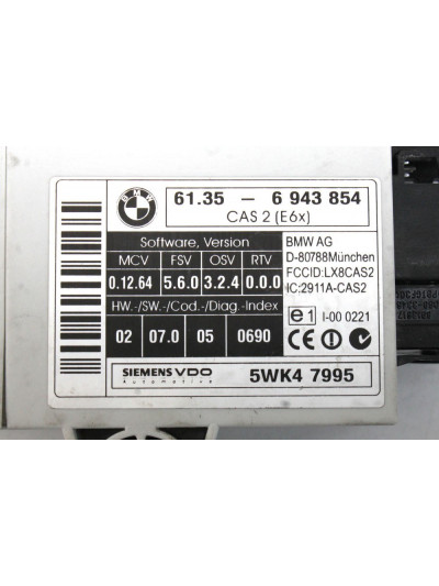 Modulo electronico BMW 5 530 d 2004