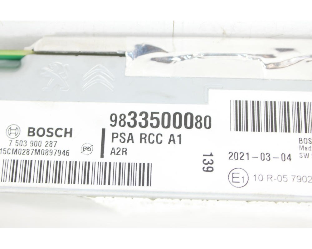 Recambio de sistema navegacion gps para opel corsa e color edition referencia OEM IAM 9833500080  