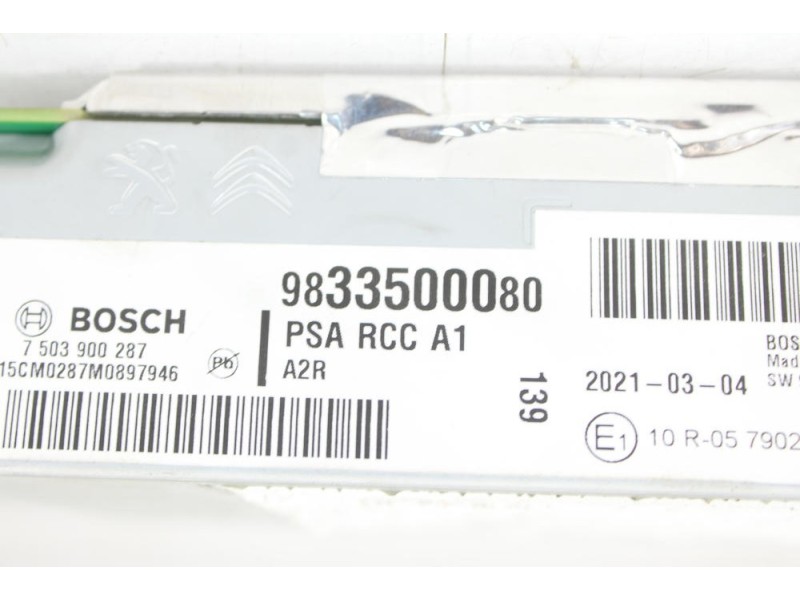 Recambio de sistema navegacion gps para opel corsa e color edition referencia OEM IAM 9833500080  