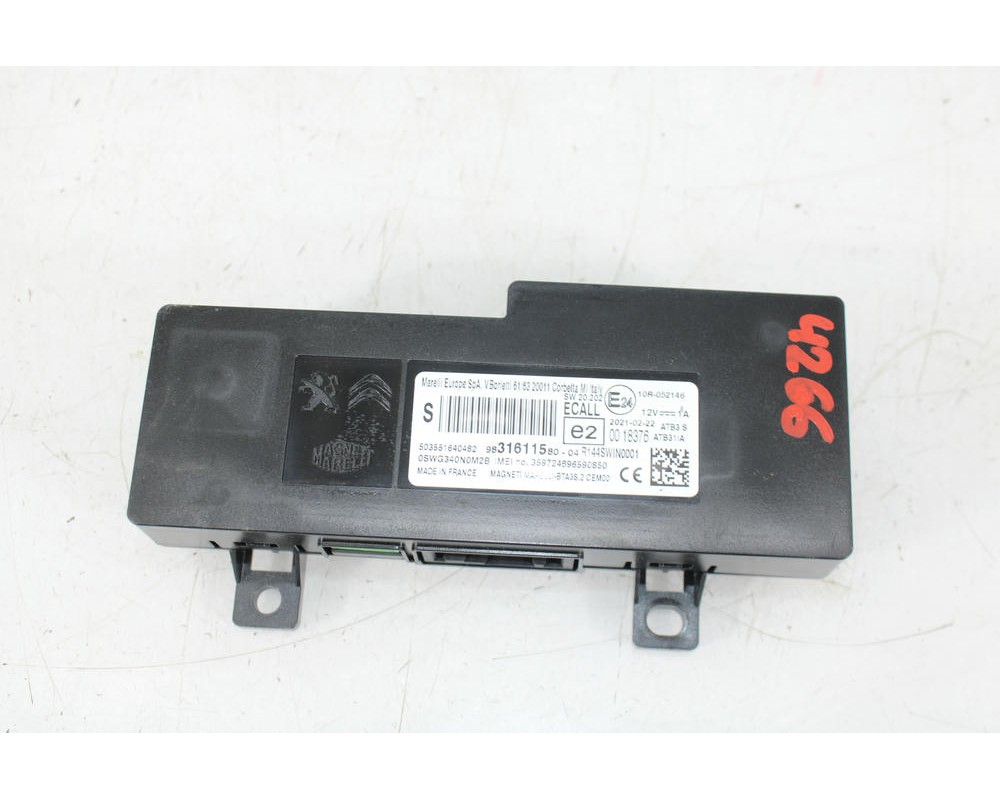 Recambio de modulo electronico para opel corsa e color edition referencia OEM IAM 9831611580  