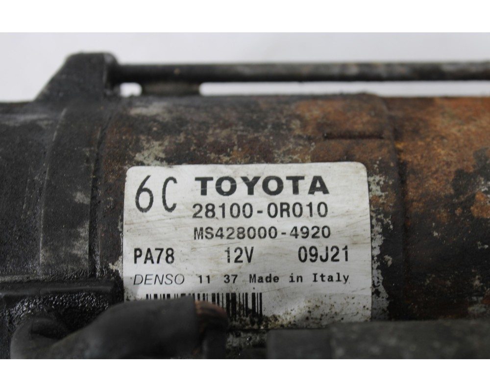 Recambio de motor arranque para toyota rav 4 iii (_a3_) 2.2 d 4wd (ala30_) referencia OEM IAM   
