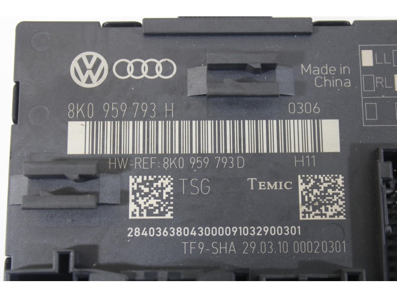 Recambio de modulo electronico para audi a4 b8 (8k2) 2.0 tdi referencia OEM IAM 8K0959793H  