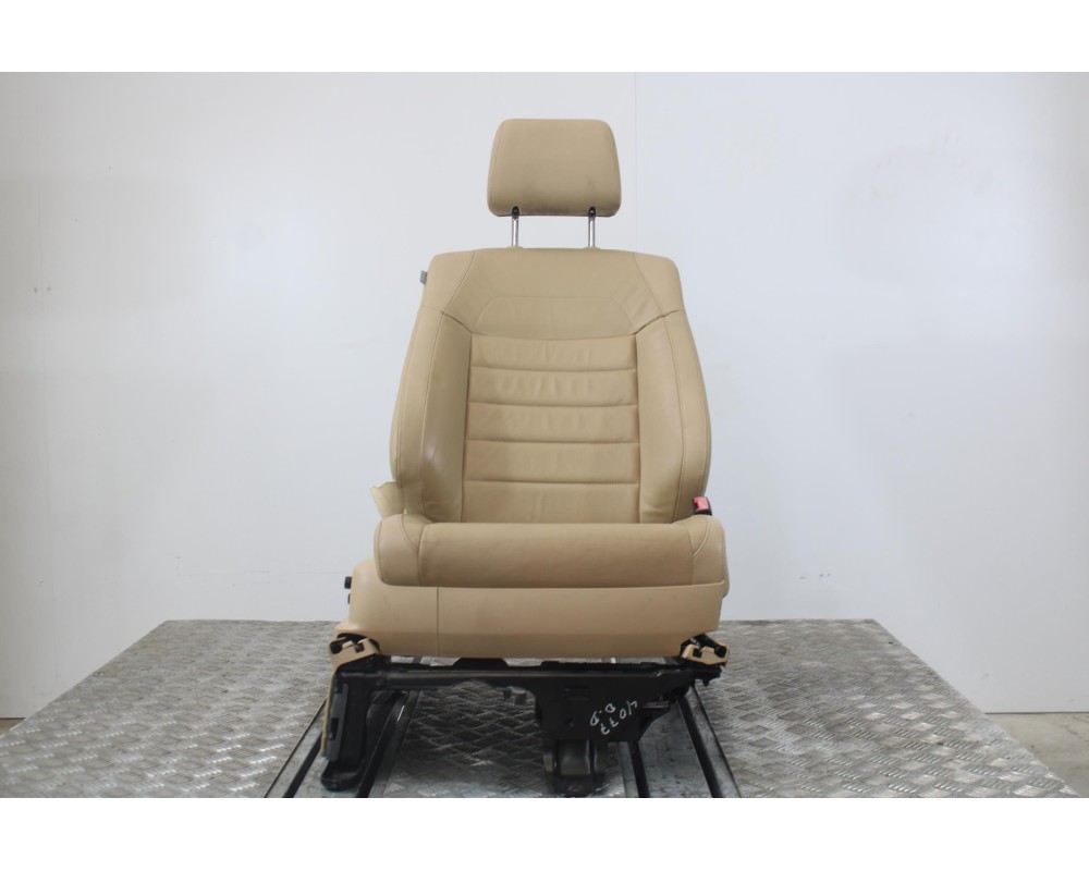 Recambio de asiento delantero derecho para volkswagen touareg (7l6) v6 tdi referencia OEM IAM PIELBEIGELECTRICO  