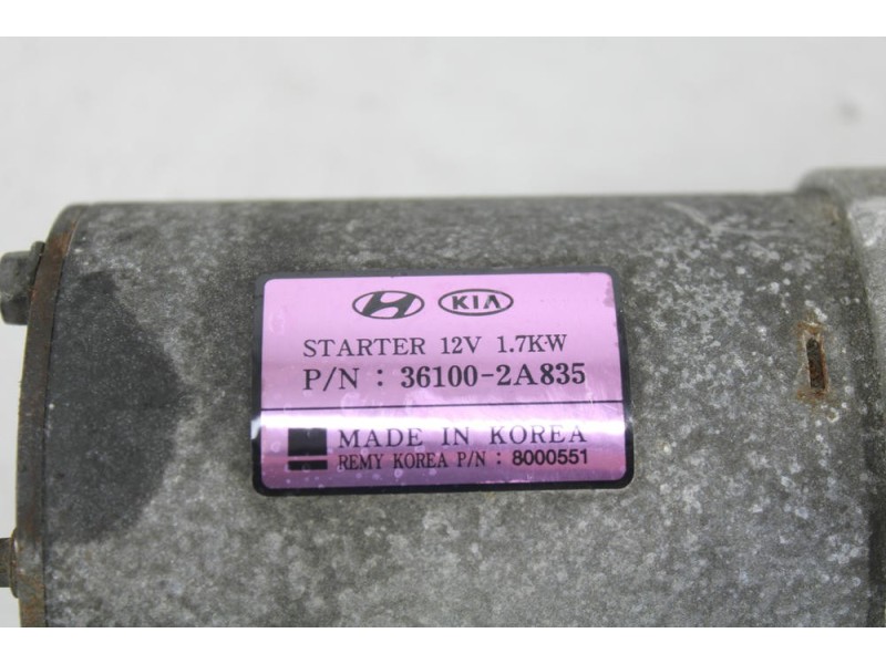 Recambio de motor arranque para hyundai ix35 (lm, el, elh) 1.7 crdi referencia OEM IAM 361002A835  