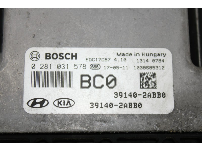 Recambio de centralita motor uce para hyundai tucson (tl, tle) 1.7 crdi referencia OEM IAM 391402ABB0  