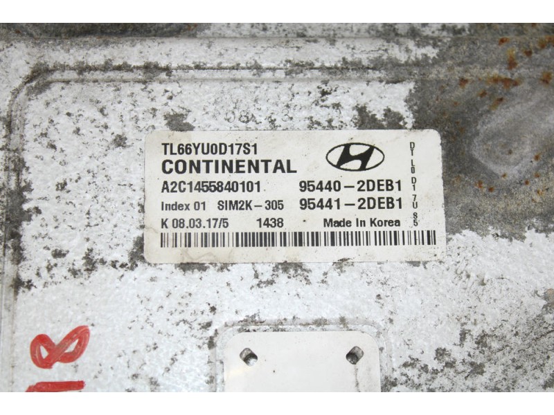 Recambio de centralita cambio automatico para hyundai tucson (tl, tle) 1.7 crdi referencia OEM IAM 954402DEB1 / 954412DEB1  