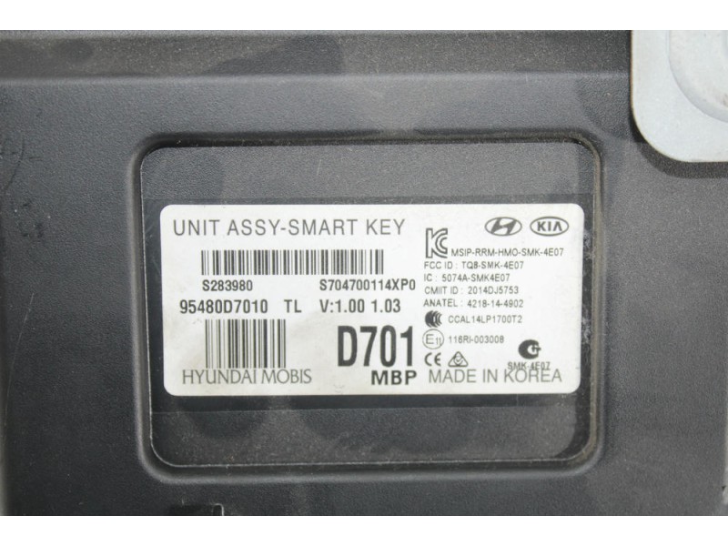 Recambio de modulo electronico para hyundai tucson (tl, tle) 1.7 crdi referencia OEM IAM 95480D7010  