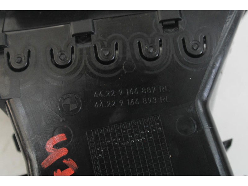 Recambio de rejilla aireadora para bmw 5 (f10) 520 d referencia OEM IAM F3916688708  