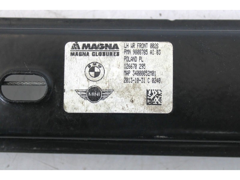 Recambio de elevalunas delantero izquierdo para mini mini paceman (r61) cooper d referencia OEM IAM 9808785  