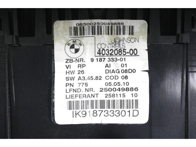 Recambio de cuadro instrumentos para bmw serie 1 berlina (e81/e87) 120d referencia OEM IAM 25811510  