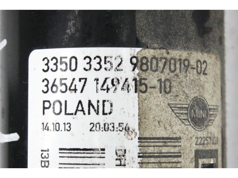 Recambio de amortiguador trasero izquierdo para mini mini paceman (r61) cooper d referencia OEM IAM 33503352980701902  