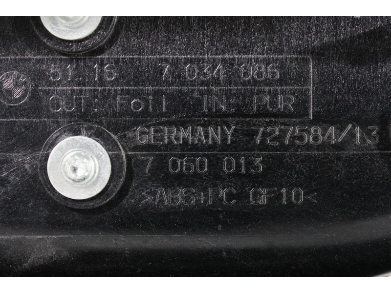 Recambio de apoyabrazos central para bmw 5 (e60) 530 d referencia OEM IAM 7034086  