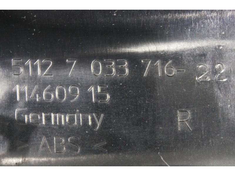 Recambio de refuerzo paragolpes trasero para bmw 5 (e60) 530 d referencia OEM IAM 51127033716  