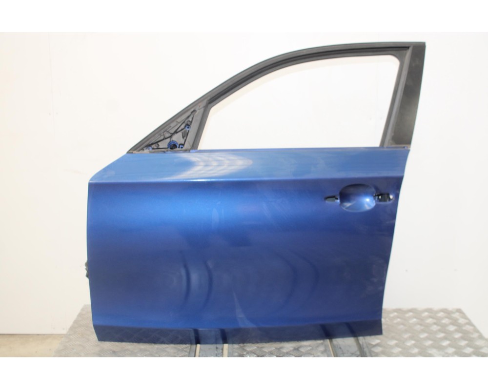 Recambio de puerta delantera izquierda para bmw serie 1 berlina (e81/e87) 116d referencia OEM IAM AZUL  