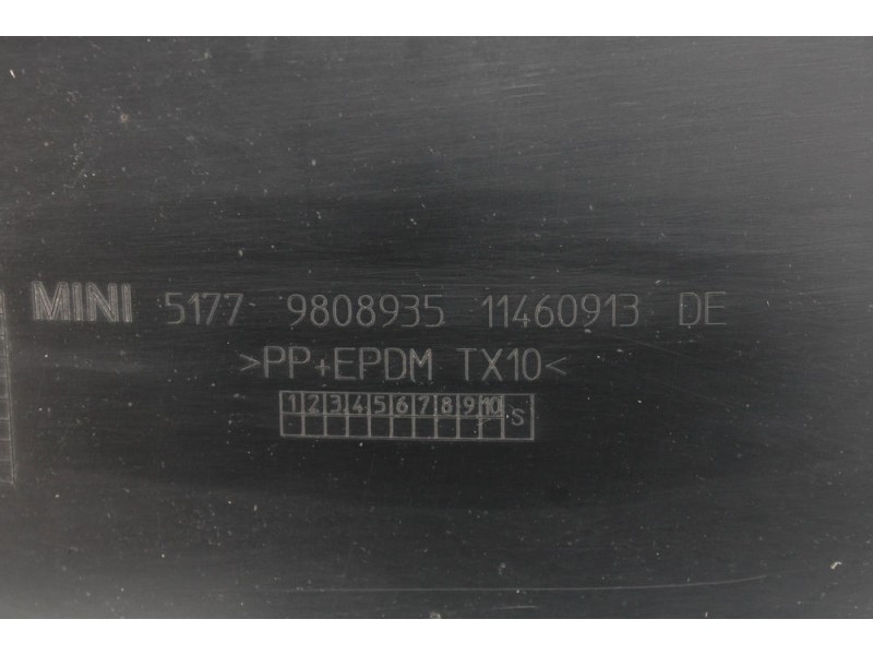 Recambio de faldon lateral izquierdo para mini mini paceman (r61) cooper d referencia OEM IAM 9808935  