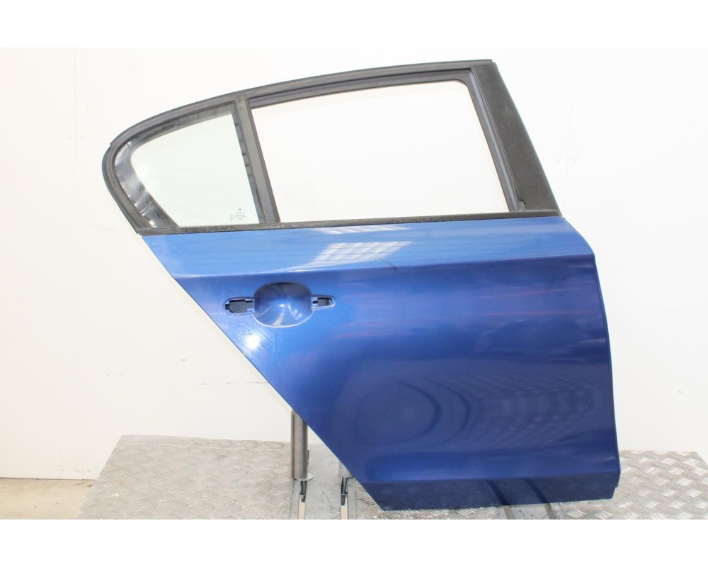 Recambio de puerta trasera izquierda para bmw serie 1 berlina (e81/e87) 116d referencia OEM IAM AZUL  