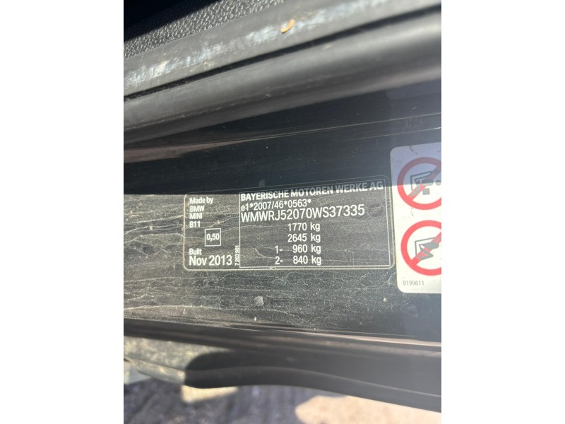 mini mini paceman (r61) del año 2013