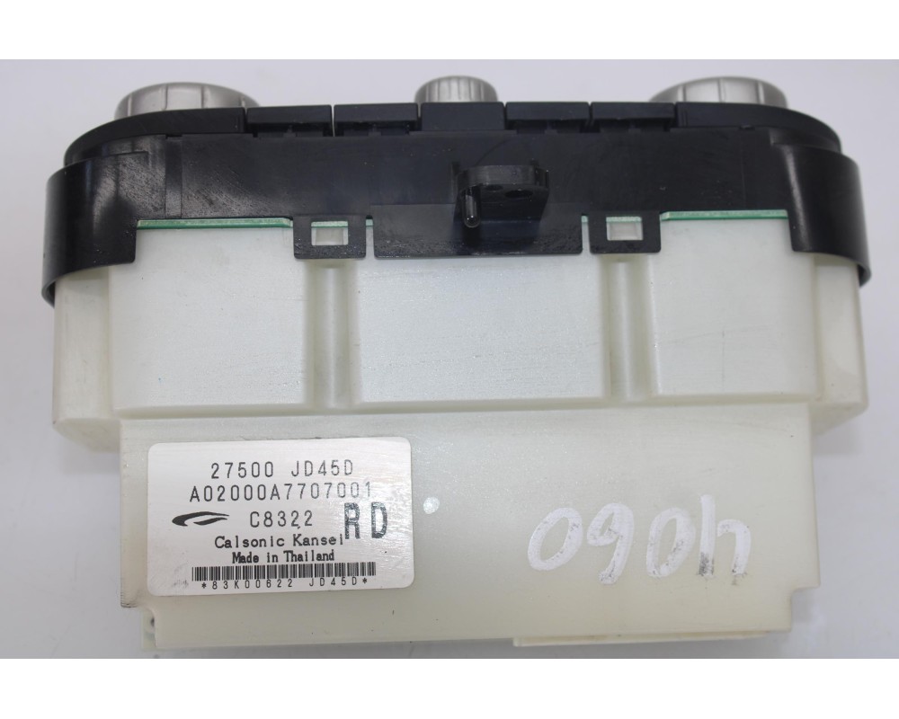 Recambio de mando climatizador para nissan qashqai (j10) 360 referencia OEM IAM 27500JD45D  