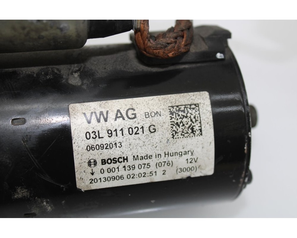 Recambio de motor arranque para audi a5 sportback (8t) 2.0 tdi (110kw) referencia OEM IAM 03L911021G  