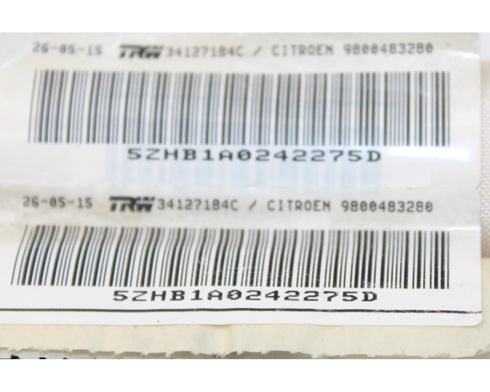 Recambio de airbag cortina delantero izquierdo para citroën c4 picasso business class referencia OEM IAM 9800483280  