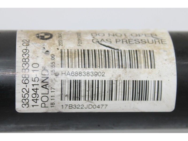 Recambio de amortiguador trasero derecho para bmw serie 1 lim. 5-trg. (f20) 116d referencia OEM IAM 33526883839  