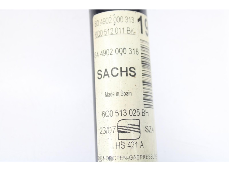 Recambio de amortiguador trasero derecho para seat cordoba berlina (6l2) reference referencia OEM IAM 6Q0513025BH  