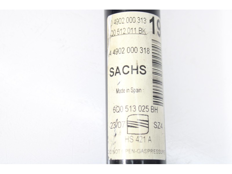 Recambio de amortiguador trasero izquierdo para seat cordoba berlina (6l2) reference referencia OEM IAM 6Q0513025BH  