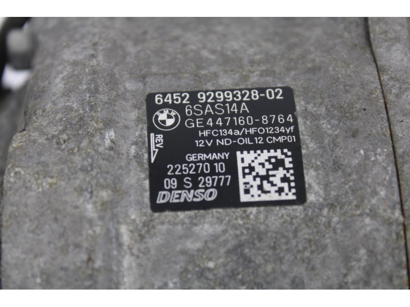 Recambio de compresor aire acondicionado para bmw serie 2 coupe (f22) 218d m sport referencia OEM IAM 64529299328  