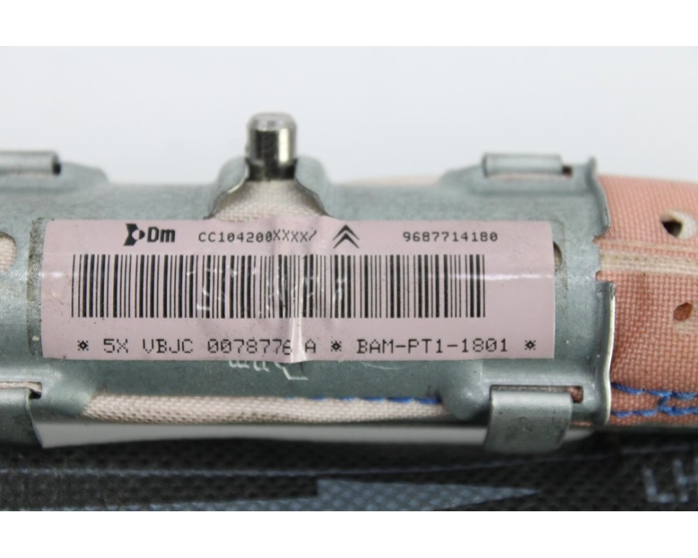 Recambio de airbag cortina delantero derecho para citroën c5 berlina millenium referencia OEM IAM 9687714180  