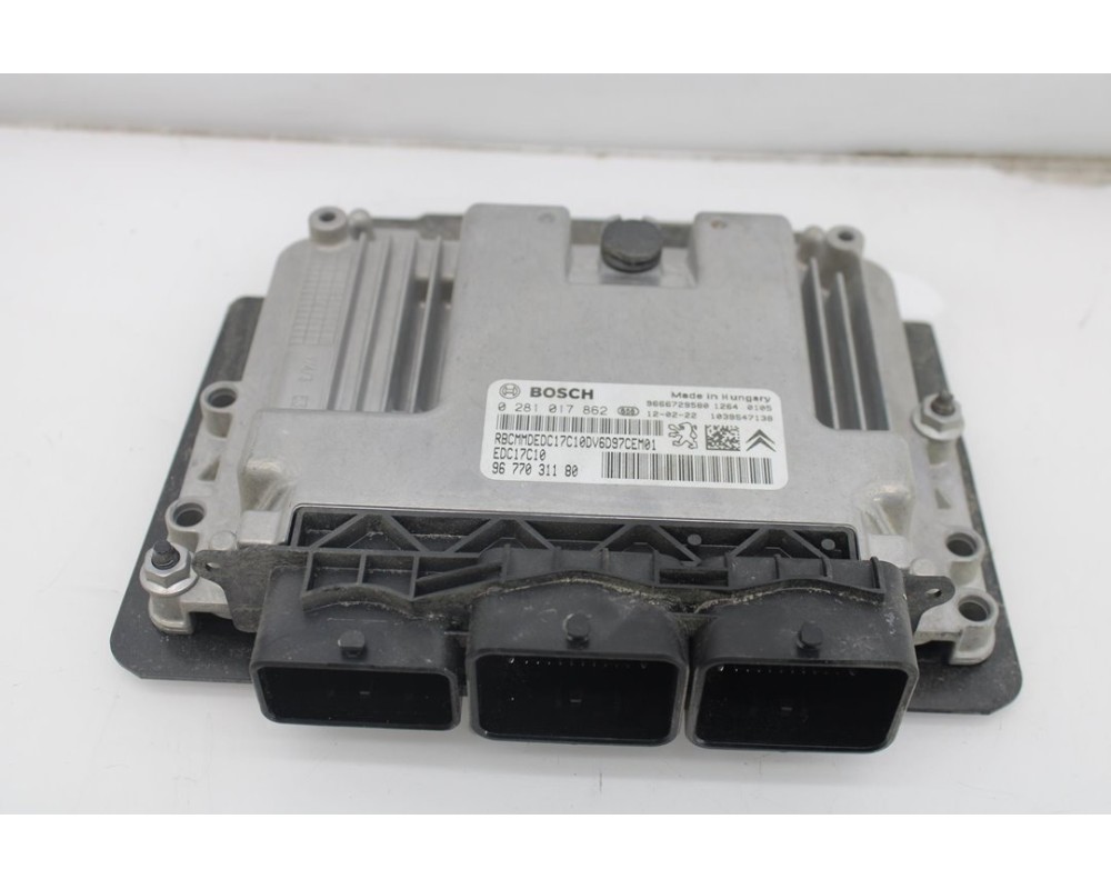 Recambio de centralita motor uce para citroën c4 lim. collection referencia OEM IAM 9677031180  