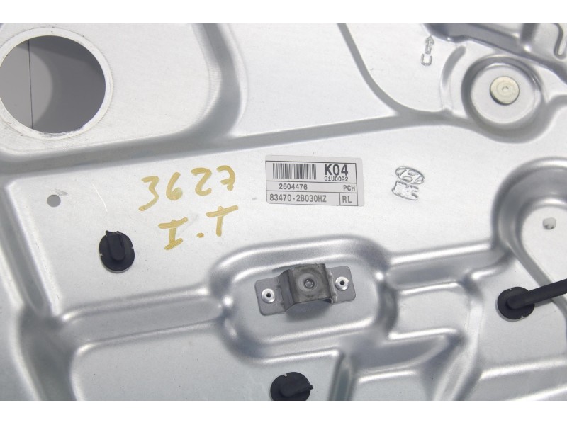 Recambio de elevalunas trasero izquierdo para hyundai santa fe (bm) 2.2 crdi style 4x4 referencia OEM IAM 834702B030  