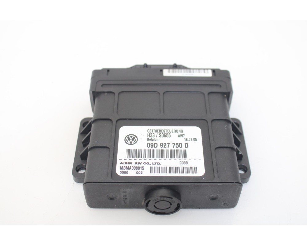 Recambio de centralita cambio automatico para volkswagen touareg (7la) tdi v6 referencia OEM IAM 09D927750D  