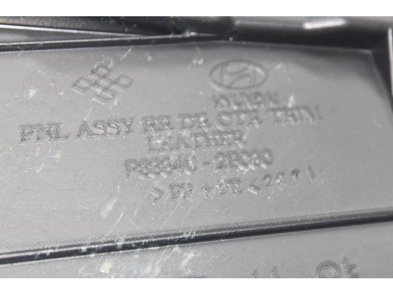 Recambio de guarnecido puerta trasera derecha para hyundai santa fe (bm) 2.2 crdi style 4x4 referencia OEM IAM 833402B030  