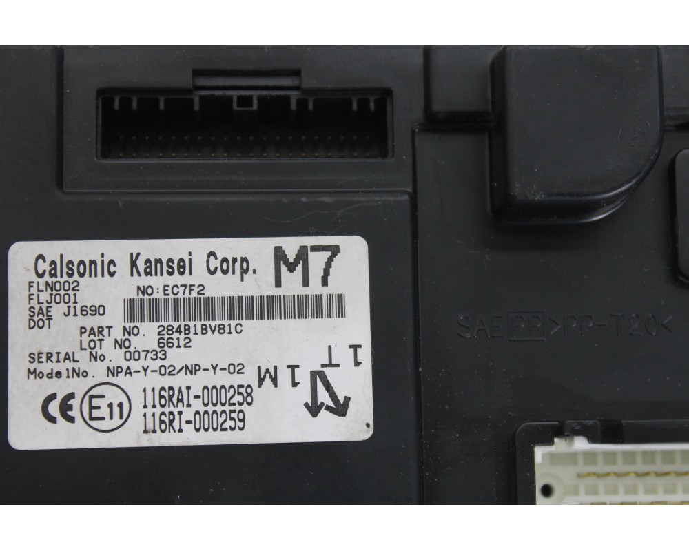 Recambio de modulo electronico para nissan juke (f15) acenta referencia OEM IAM 284B1BV81C  