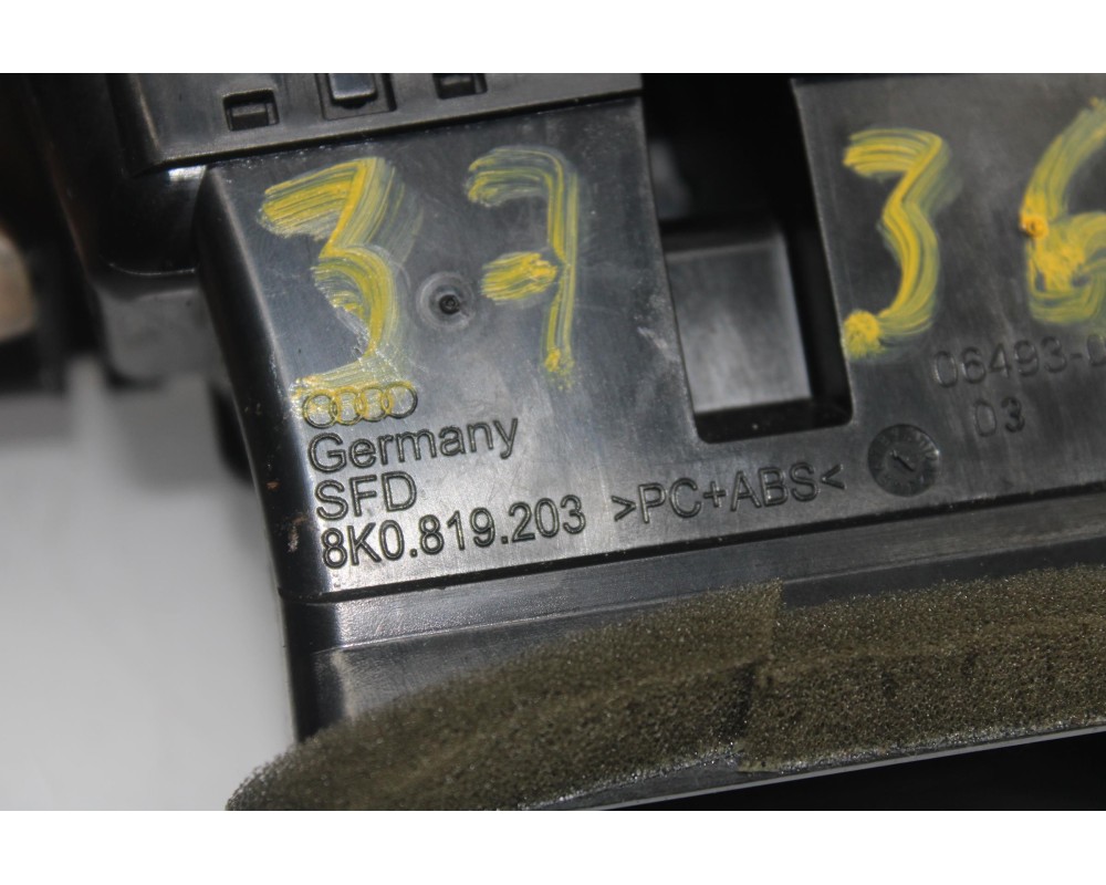 Recambio de rejilla aireadora para audi a5 sportback (8t) 2.0 tdi (110kw) referencia OEM IAM 8K0819203H  