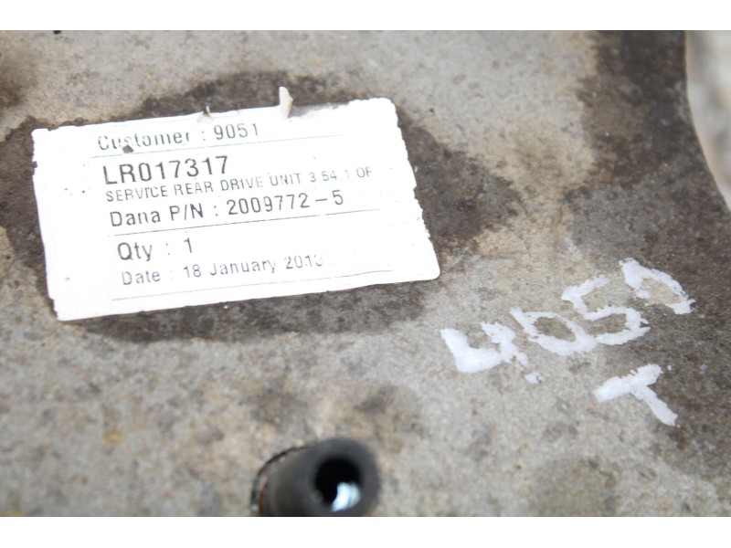 Recambio de diferencial trasero para land rover range rover sport v6 td s referencia OEM IAM LR017317  