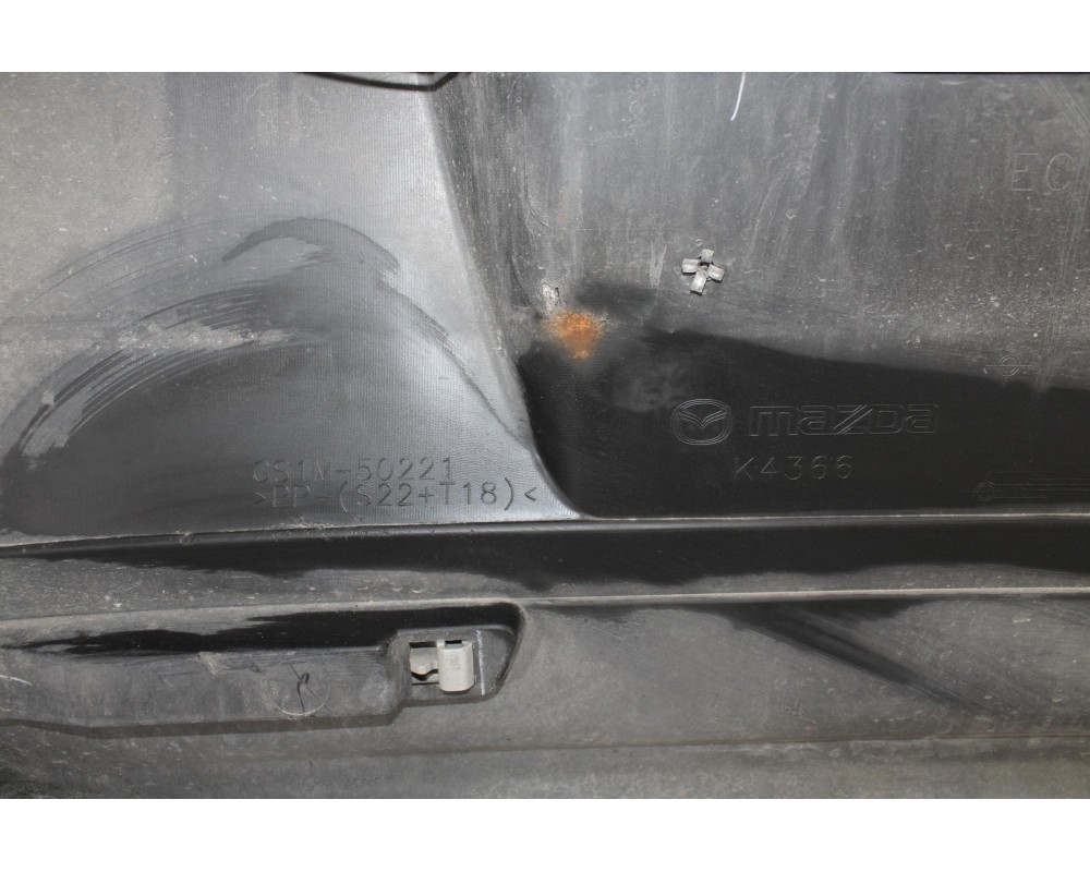 Recambio de paragolpes trasero para mazda 6 lim. (gh) 2.5 170cv luxury (4-ptas.) referencia OEM IAM NEGRO  