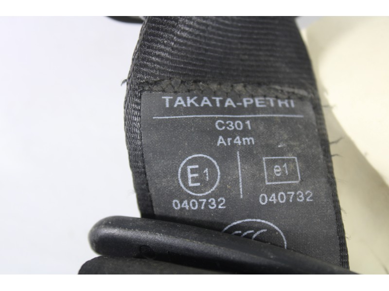 Recambio de cinturon 3ª fila para citroën c4 grand picasso 1.6 16v hdi fap referencia OEM IAM 9654454477  