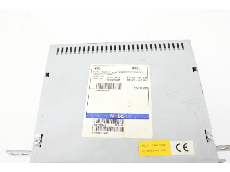 Recambio de sistema audio / radio cd para kia sorento ii (xm) 2.2 crdi 4wd referencia OEM IAM 961802P850CA  
