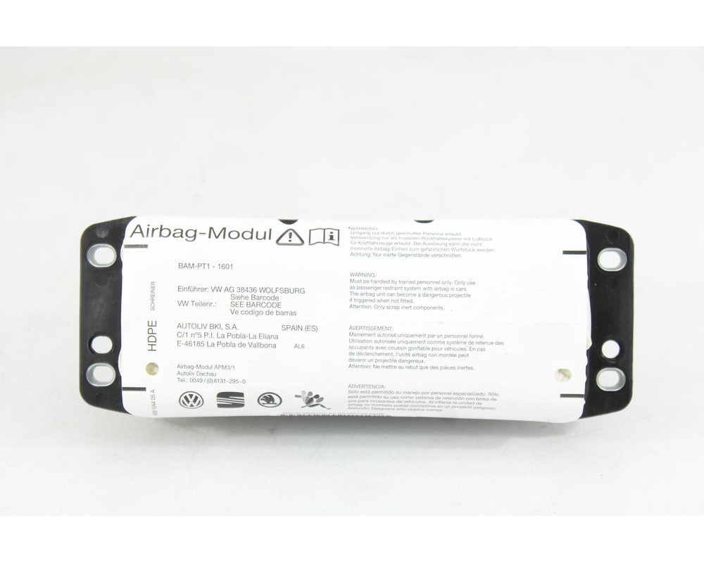 Recambio de airbag delantero derecho para seat leon (1p1) reference referencia OEM IAM 1P0880204D  